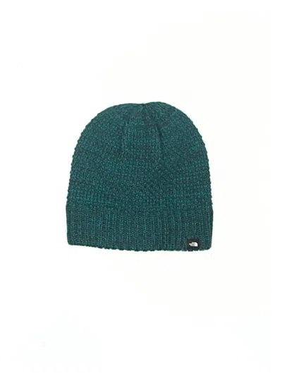Pre-owned The North Face Beanie Hat In Teal