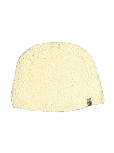 Pre-owned The North Face Beanie Hat In White