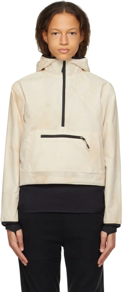The North Face Beige Half-zip Jacket In Xia Great Sand