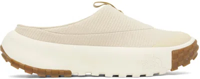 The North Face Beige Never Stop Mules In Tiu Gravel/wht Dune