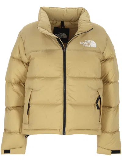 The North Face Beige Polyamide Jacket In Yellow