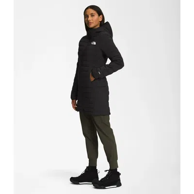 THE NORTH FACE BELLEVIEW PARKA JACKET WOMEN BLACK STRETCH DOWN FULL ZIP PHC74