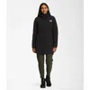 The North Face Belleview Stretch 600 Fill Power Down Parka In Black