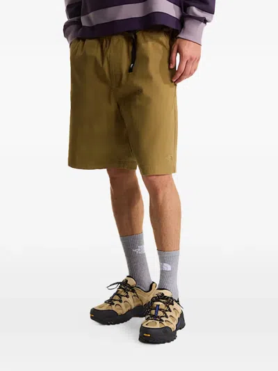 The North Face Belt Shorts In Green