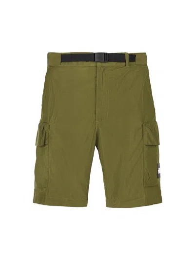 The North Face Belted Bermuda Cargo Shorts In Green