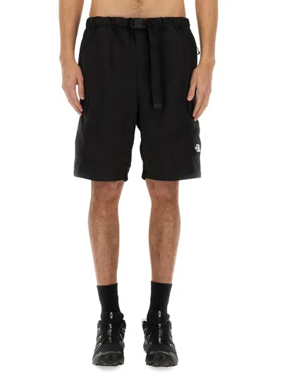 The North Face Belted Waist Shorts In Black