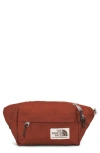 The North Face Berkeley Lumbar Water Repellent Recycled Nylon Belt Bag In Brandy Brown/coal Brown