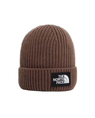 The North Face Berretto Con Logo Box Marrone In Brown