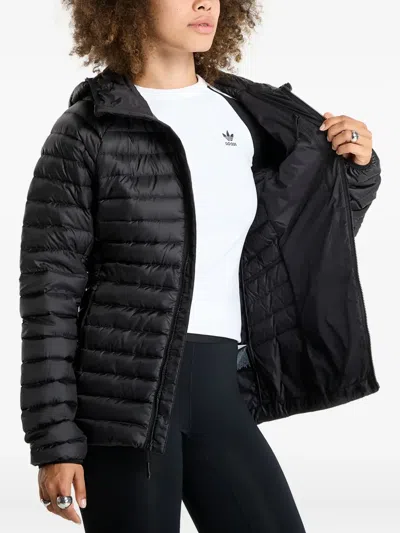 The North Face Bettaforca Hooded Down Jacket In Black