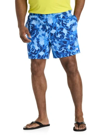 The North Face Big & Tall Pathfinder Pull-on Shorts In Hero Blue Print
