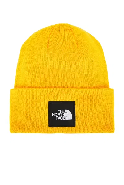 The North Face Big Box Beanie In Gold