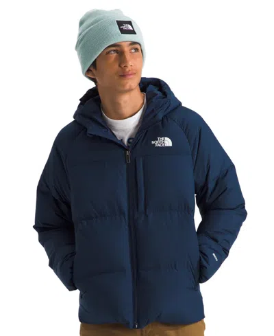 The North Face Kids' Big Boys North Down Hooded Jacket In Blue