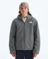 The North Face Big Boys Reversible Shasta Full-zip Hooded Jacket In Gray