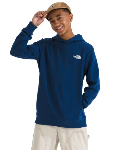 The North Face Big Boys Teen Box Pullover Hoodie In Estate Blu