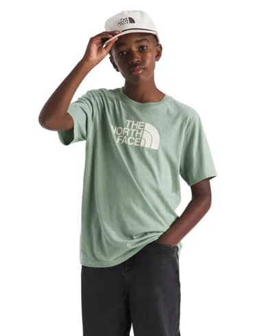 The North Face Big Boys Teen Evolution Half Dome Short Sleeve T-shirt In Green