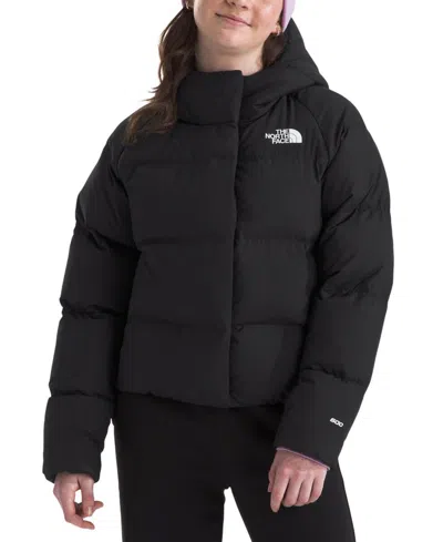 The North Face Kids' Big Girls North Quilted Full-zip Hooded Down Jacket In Tnf Black