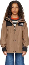 The North Face Big Kids Brown Gore-tex Mountain Jacket In 6ih Latte