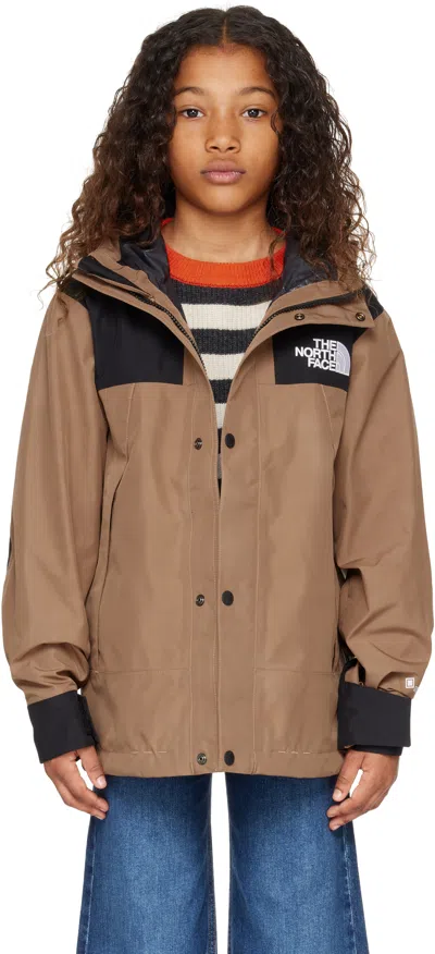 The North Face Big Kids Brown Gore-tex Mountain Jacket In 6ih Latte