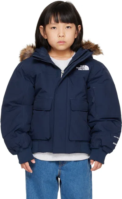 The North Face Big Kids Navy Mcmurdo Hooded Jacket In 8k2 Summit Navy