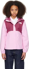 The North Face Big Kids Pink Antora Rain Jacket In 6fi Cyber Pink