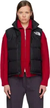The North Face Black 1996 Retro Nuptse Down Vest In Red