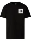 The North Face Black Cotton T-shirt In Black