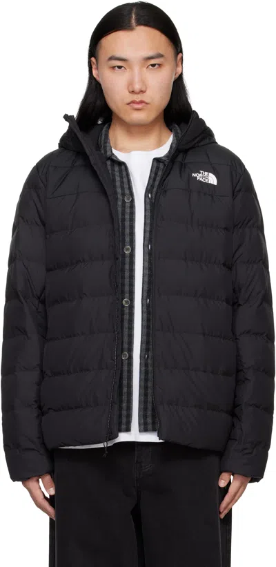 The North Face Black Aconcagua 3 Hoodie Down Jacket In Tnf Black-npf 4h0