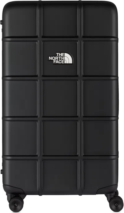 The North Face Black All Weather 4-wheeler 30 Suitcase In Tnf Black/white 53r