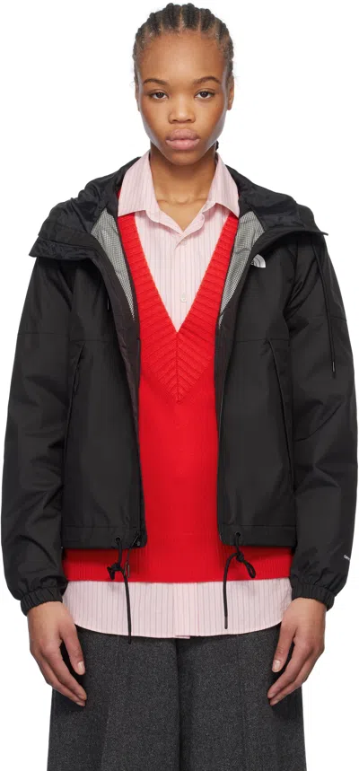 The North Face Black Antora Rain Jacket In 4h0 Tnf Black-npf
