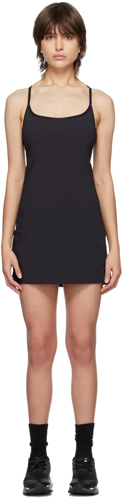 The North Face Black Arque Minidress In Jk3 Tnf Black