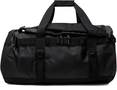 The North Face Base Camp Logo Convertible Duffel Bag In Tnf Black,tnf White-npf