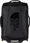 The North Face Black Base Camp Rolling Thunder Suitcase In 53r Tnf Black/tnf Wh