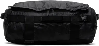 The North Face Black Base Camp Voyager 32l Duffle Bag In Blk/asphlt Gry Kt0