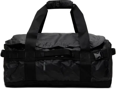 The North Face Black Base Camp Voyager Duffle In Blk/asphlt Gry Kt0