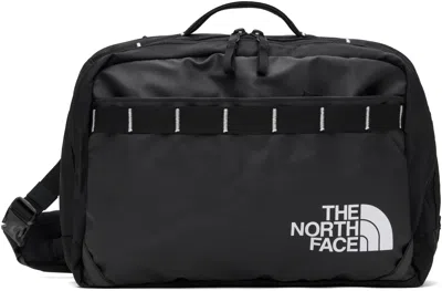 The North Face Black Base Camp Voyager Sling Bag In Tnf Black/white 53r