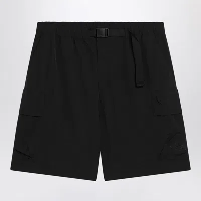 The North Face Black Bermuda Shorts In Nylon In Light Blue