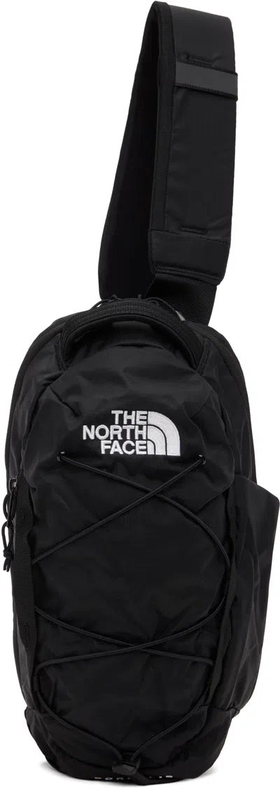The North Face Black Borealis Sling Backpack In 53r Tnf Black/tnf Wh