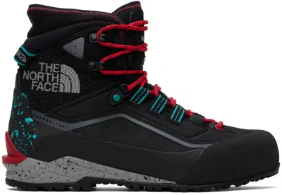 The North Face Black Breithorn Boots In Kx9 Tnf Blk/tnf Red