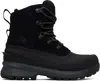 The North Face Chilkat V Lace 5lw3 Men Black Suede Waterproof Hiking Boot Rns029 In Tnf Black/ Grey Kt0