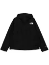 The North Face Black Coat With Concealed Zip In Black