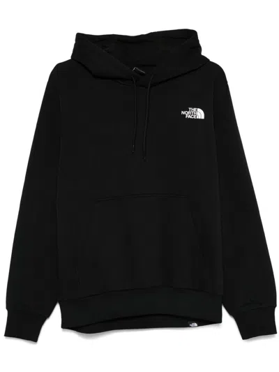 THE NORTH FACE BLACK COTTON BLEND HOODIE THE NORTH FACE