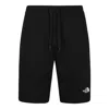 The North Face Logo Printed Drawstring Shorts In Black