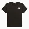 THE NORTH FACE BLACK COTTON CREW-NECK T-SHIRT WITH LOGO