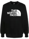 The North Face Black Cotton Sweatshirt In Nero