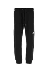 The North Face Cotton Joggers With Elastic Waistband And Ribbed Cuffs In Tnfblack