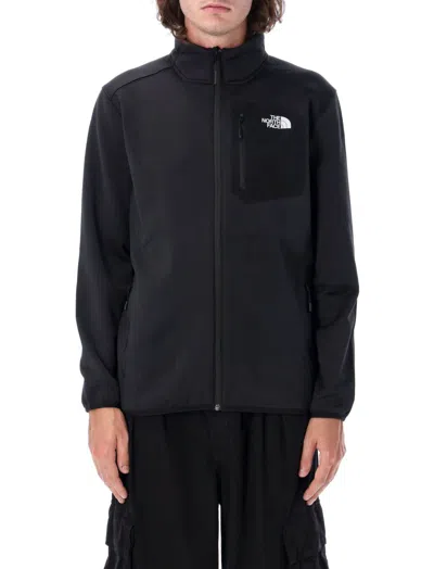 THE NORTH FACE BLACK CREST FULL-ZIP FLEECE SWEATSHIRT