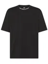 The North Face Cotton T-shirt In Black With Logo In Black