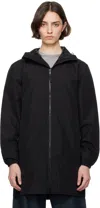 The North Face Black Daybreak Mid Rain Coat In Jk3 Tnf Black