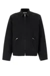 The North Face Black Cotton Jacket With Classic Collar In Black