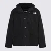 The North Face Mountain Down Jacket Hooded Long Sleeves In Black